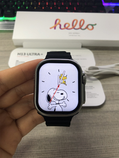 HELLO H13 ULTRA PLUS 49mm Watch OS 10 NFC 1Gb Memória interna Tela GIGANTE HD + BRINDES