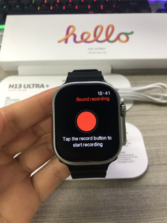 Imagem do HELLO H13 ULTRA PLUS 49mm Watch OS 10 NFC 1Gb Memória interna Tela GIGANTE HD + BRINDES