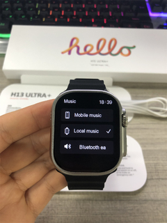 Imagem do HELLO H13 ULTRA PLUS 49mm Watch OS 10 NFC 1Gb Memória interna Tela GIGANTE HD + BRINDES