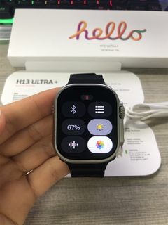 Imagem do HELLO H13 ULTRA PLUS 49mm Watch OS 10 NFC 1Gb Memória interna Tela GIGANTE HD + BRINDES