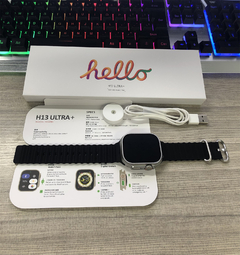 HELLO H13 ULTRA PLUS 49mm Watch OS 10 NFC 1Gb Memória interna Tela GIGANTE HD + BRINDES - AndersonCell Oficial