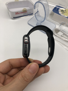 IWO WATCH X MINI SÉRIE 9 38MM NFC, MICRO OS 10, ILHA DINÂMICA, BÚSSOLA, FUNÇÃO 02 TOQUES, CHAT GPT, TELA HD + BRINDES - AndersonCell Oficial