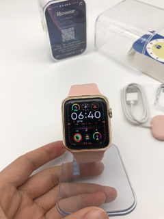 IWO WATCH X MINI SÉRIE 9 38MM NFC, MICRO OS 10, ILHA DINÂMICA, BÚSSOLA, FUNÇÃO 02 TOQUES, CHAT GPT, TELA HD + BRINDES - AndersonCell Oficial