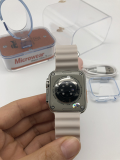 Imagem do IWO ULTRA 3 MINI 39MM NFC, MICRO OS 10, ILHA DINÂMICA, BÚSSOLA, FUNÇÃO 02 TOQUES, CHAT GPT, TELA HD + BRINDES