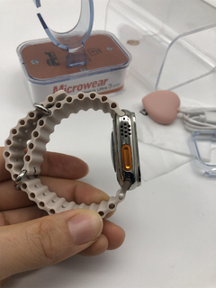 IWO ULTRA 3 MINI 39MM NFC, MICRO OS 10, ILHA DINÂMICA, BÚSSOLA, FUNÇÃO 02 TOQUES, CHAT GPT, TELA HD + BRINDES
