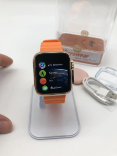 Imagem do IWO ULTRA 3 MINI 39MM NFC, MICRO OS 10, ILHA DINÂMICA, BÚSSOLA, FUNÇÃO 02 TOQUES, CHAT GPT, TELA HD + BRINDES