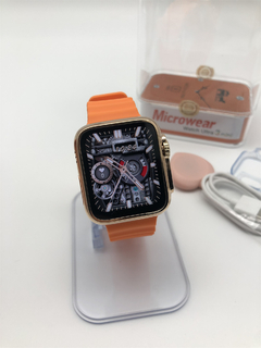 IWO ULTRA 3 MINI 39MM NFC, MICRO OS 10, ILHA DINÂMICA, BÚSSOLA, FUNÇÃO 02 TOQUES, CHAT GPT, TELA HD + BRINDES - loja online