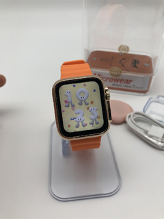 Imagem do IWO ULTRA 3 MINI 39MM NFC, MICRO OS 10, ILHA DINÂMICA, BÚSSOLA, FUNÇÃO 02 TOQUES, CHAT GPT, TELA HD + BRINDES