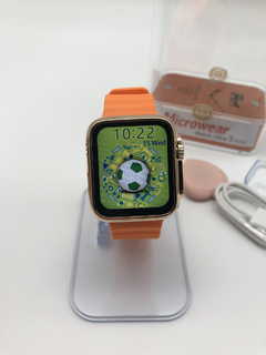 Imagem do IWO ULTRA 3 MINI 39MM NFC, MICRO OS 10, ILHA DINÂMICA, BÚSSOLA, FUNÇÃO 02 TOQUES, CHAT GPT, TELA HD + BRINDES