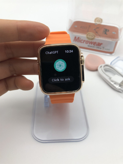 IWO ULTRA 3 MINI 39MM NFC, MICRO OS 10, ILHA DINÂMICA, BÚSSOLA, FUNÇÃO 02 TOQUES, CHAT GPT, TELA HD + BRINDES - comprar online