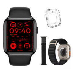 IWO WATCH X MINI SÉRIE 9 38MM NFC, MICRO OS 10, ILHA DINÂMICA, BÚSSOLA, FUNÇÃO 02 TOQUES, CHAT GPT, TELA HD + BRINDES - AndersonCell Oficial