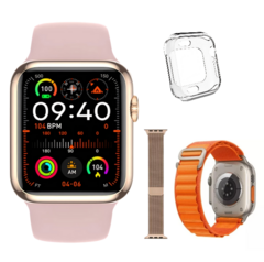 IWO WATCH X MINI SÉRIE 9 38MM NFC, MICRO OS 10, ILHA DINÂMICA, BÚSSOLA, FUNÇÃO 02 TOQUES, CHAT GPT, TELA HD + BRINDES - loja online