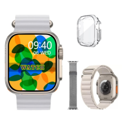 Imagem do IWO ULTRA 3 MINI 39MM NFC, MICRO OS 10, ILHA DINÂMICA, BÚSSOLA, FUNÇÃO 02 TOQUES, CHAT GPT, TELA HD + BRINDES