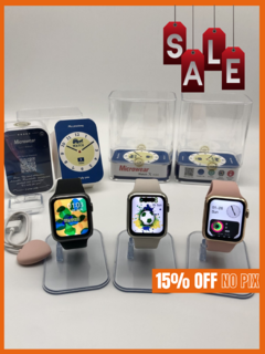IWO WATCH X MINI SÉRIE 9 38MM NFC, MICRO OS 10, ILHA DINÂMICA, BÚSSOLA, FUNÇÃO 02 TOQUES, CHAT GPT, TELA HD + BRINDES