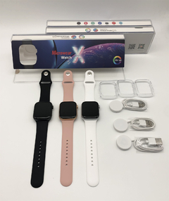 Imagem do IWO WATCH X SÉRIE 9 45MM Á PROVA D'ÁGUA, NFC, 2GB MEMÓRIA, TELA AMOLED HD 2.09", CHATGPT, DOUBLE TOQUE, MICRO OS 10 + BRINDES