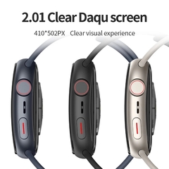 IWO JC01 SÉRIE 9 49mm 4G CHIP WIFI NFC Tela CURVA Amoled HD Android Play Store 16/32/64Gb Memória Câmera GPS Integrado + 04 BRINDES - AndersonCell Oficial