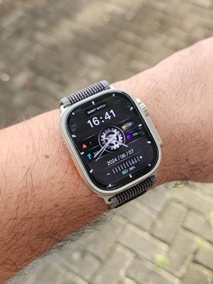 Imagem do IWO JC02 ULTRA 2 49mm 4G CHIP WIFI NFC Tela CURVA Amoled HD Android Play Store 32/64Gb Memória Câmera GPS Integrado + 04 BRINDES
