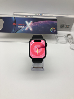 IWO WATCH X SÉRIE 9 45MM Á PROVA D'ÁGUA, NFC, 2GB MEMÓRIA, TELA AMOLED HD 2.09", CHATGPT, DOUBLE TOQUE, MICRO OS 10 + BRINDES