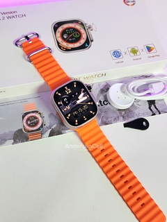 Imagem do IWO DW99 ULTRA 2 49mm 4G CHIP WIFI NFC Câmera Giratória 180 Tela Amoled HD Android Play Store 32/64Gb Memória GPS Integrado + 04 BRINDES
