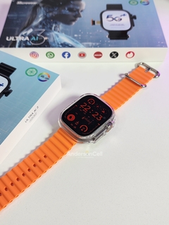 IWO ULTRA AI 3 5G 49mm CHIP WIFI NFC Câmera Giratória 180° Tela Amoled HD Android Play Store 16/32/64Gb Memória GPS Integrado + 05 BRINDES na internet