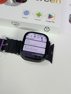IWO JC02 ULTRA 2 49mm 4G CHIP WIFI NFC Tela CURVA Amoled HD Android Play Store 32/64Gb Memória Câmera GPS Integrado + 04 BRINDES na internet