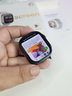 IWO JC02 ULTRA 2 49mm 4G CHIP WIFI NFC Tela CURVA Amoled HD Android Play Store 32/64Gb Memória Câmera GPS Integrado + 04 BRINDES