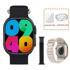 IWO W69 ULTRA PLUS 49mm 2Gb MEMÓRIA Tela 2.2" Amoled HD NFC BÚSSOLA GPS Tracking + BRINDES - loja online