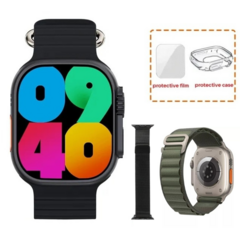 IWO W69 ULTRA PLUS 49mm 2Gb MEMÓRIA Tela 2.2" Amoled HD NFC BÚSSOLA GPS Tracking + BRINDES - AndersonCell Oficial