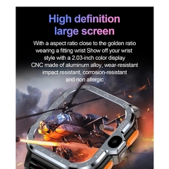 Imagem do Smartwatch PGD 51mm 4G CHIP WIFI NFC Câmera Dupla Frontal e Lateral Tela HD Android Play Store 16/64Gb Memória GPS INTEGRADO + 02 BRINDES