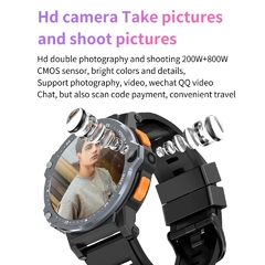 Smartwatch PG999 51mm 4G CHIP WIFI NFC Câmera Dupla Frontal e Lateral Tela HD Android Play Store 16/64Gb Memória GPS INTEGRADO + 02 BRINDES na internet