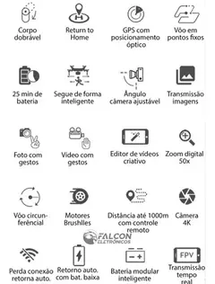 DRONE L900 PRO 5G WIFI com GPS Profissional, até 1,2Km de distância, até 28m de Bateria com Câmera Dupla e BAG DE BRINDE - loja online