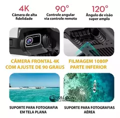 DRONE L900 PRO 5G WIFI com GPS Profissional, até 1,2Km de distância, até 28m de Bateria com Câmera Dupla e BAG DE BRINDE