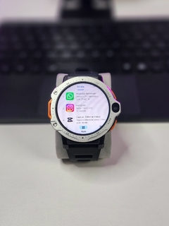 Smartwatch PG999 51mm 4G CHIP WIFI NFC Câmera Dupla Frontal e Lateral Tela HD Android Play Store 16/64Gb Memória GPS INTEGRADO + 02 BRINDES - loja online