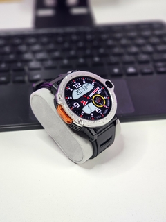 Smartwatch PG999 51mm 4G CHIP WIFI NFC Câmera Dupla Frontal e Lateral Tela HD Android Play Store 16/64Gb Memória GPS INTEGRADO + 02 BRINDES