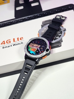 Smartwatch PG999 51mm 4G CHIP WIFI NFC Câmera Dupla Frontal e Lateral Tela HD Android Play Store 16/64Gb Memória GPS INTEGRADO + 02 BRINDES - AndersonCell Oficial
