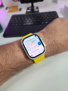 Imagem do JC02 PRO ULTRA 2 49mm 4G CHIP WIFI Tela CURVA Amoled HD Android Play Store Câmera Giratória 180° 16/32/64Gb Memória GPS Integrado + 04 BRINDES