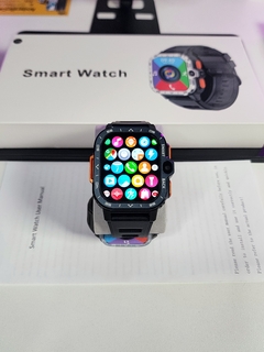Smartwatch PGD 51mm 4G CHIP WIFI NFC Câmera Dupla Frontal e Lateral Tela HD Android Play Store 16/64Gb Memória GPS INTEGRADO + 02 BRINDES