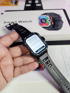 Imagem do Smartwatch PGD 51mm 4G CHIP WIFI NFC Câmera Dupla Frontal e Lateral Tela HD Android Play Store 16/64Gb Memória GPS INTEGRADO + 02 BRINDES