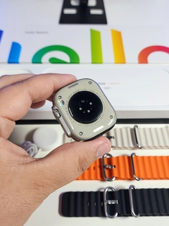 HELLO WATCH 3 PLUS 2° GER 2024 49MM 1:1 ULTRA 2 TELA AMOLED HD 4GB DE MEMÓRIA NFC WATCH OS 10 + 06 BRINDES - AndersonCell Oficial