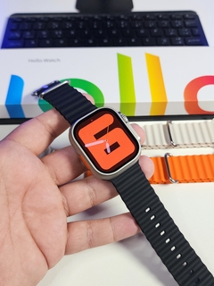 HELLO WATCH 3 PLUS 2° GER 2024 49MM 1:1 ULTRA 2 TELA AMOLED HD 4GB DE MEMÓRIA NFC WATCH OS 10 + 06 BRINDES