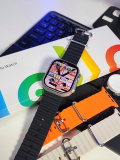 Imagem do HELLO WATCH 3 PLUS 2° GER 2024 49MM 1:1 ULTRA 2 TELA AMOLED HD 4GB DE MEMÓRIA NFC WATCH OS 10 + 06 BRINDES
