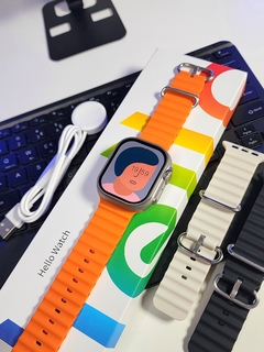 HELLO WATCH 3 PLUS 2° GER 2024 49MM 1:1 ULTRA 2 TELA AMOLED HD 4GB DE MEMÓRIA NFC WATCH OS 10 + 06 BRINDES - comprar online
