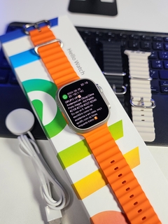 HELLO WATCH 3 PLUS 2° GER 2024 49MM 1:1 ULTRA 2 TELA AMOLED HD 4GB DE MEMÓRIA NFC WATCH OS 10 + 06 BRINDES - loja online