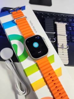 Imagem do HELLO WATCH 3 PLUS 2° GER 2024 49MM 1:1 ULTRA 2 TELA AMOLED HD 4GB DE MEMÓRIA NFC WATCH OS 10 + 06 BRINDES