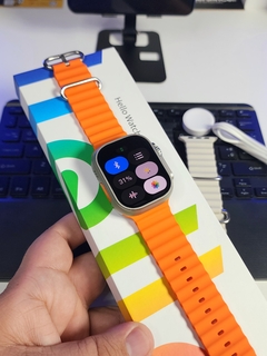HELLO WATCH 3 PLUS 2° GER 2024 49MM 1:1 ULTRA 2 TELA AMOLED HD 4GB DE MEMÓRIA NFC WATCH OS 10 + 06 BRINDES - comprar online