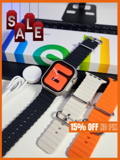HELLO WATCH 3 PLUS 2° GER 2024 49MM 1:1 ULTRA 2 TELA AMOLED HD 4GB DE MEMÓRIA NFC WATCH OS 10 + 06 BRINDES