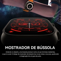 Imagem do IWO HW9 ULTRA MAX 49mm Tela AMOLED 2.2" HD NFC, Processador DUAL CORE, Bússola + BRINDES
