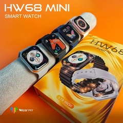 IWO HW68 MINI 41mm NFC Série 8 Tela Infinita, TRAVA de Pulseira + BRINDES