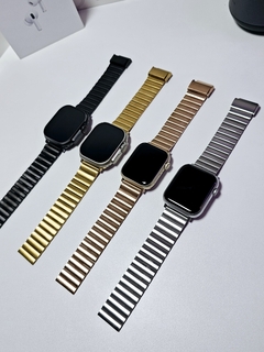 PULSEIRA AÇO INOXIDÁVEL AJUSTÁVEL 42 Á 49MM