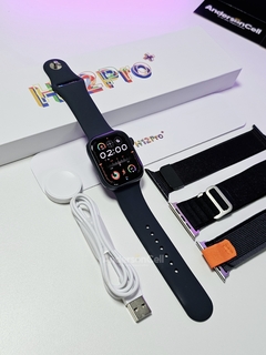 Imagem do HELLO 3 PRO PLUS (H12 PRO+) 1:1 SÉRIE 9 45MM TELA AMOLED HD NFC 4GB MEMÓRIA WATCH OS 10 + 05 BRINDES
